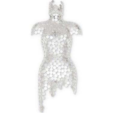 Naturals Female Torso In Silver Leaf