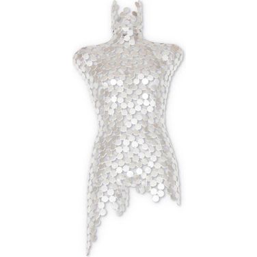 Naturals Male Torso In Silver Leaf