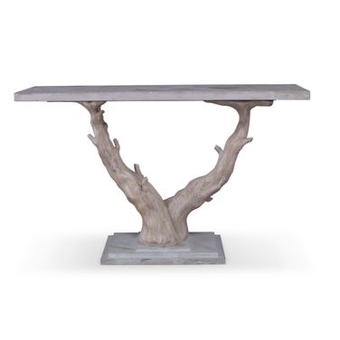 Nature Console Table In Desert Tan