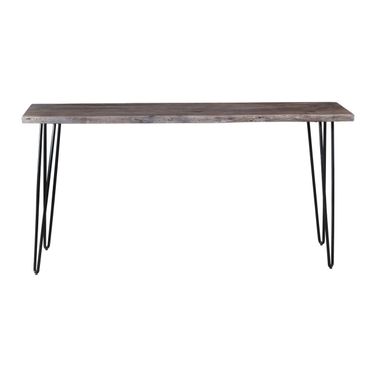 Nature'S Edge Counter Height Sofa Dining Table In Slate