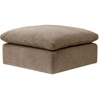 Naveen Modular Beige Cocktail Ottoman