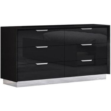 Navi Black Double Dresser