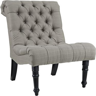 Navigate Upholstered Fabric Lounge Chair In Granite