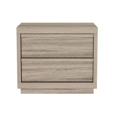 Navis 26 Inch 2-Drawer Nightstand In Natural Oak