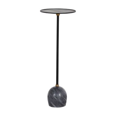 Neil Drinking Table In Gunpowder Black and Grey