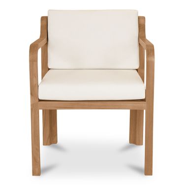Nellie Outdoor Dining Chair In White