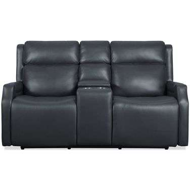 Nelson Zero Gravity Loveseat with Power Headrests and Lumbar In Blue