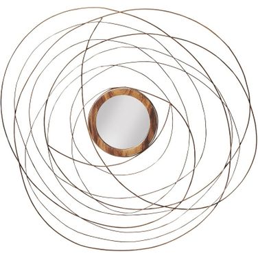 Nest Large Mirror In Copper