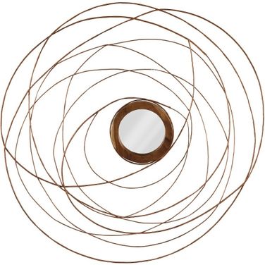Nest Small Mirror In Copper