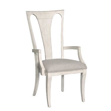 Harmony Nevin Arm Chair Set of 2 In Eggshell
