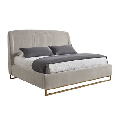 Nevin King Bed In Polo Club Stone