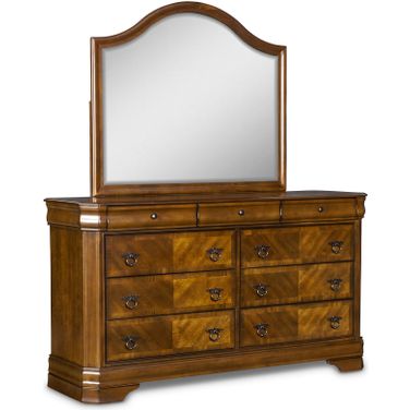 New Classic Sheridan Mirror In Burnished Cherry Finish 00 005 060