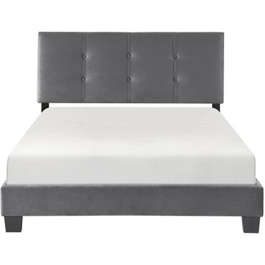 Newberry Full Platform Bed In Gray