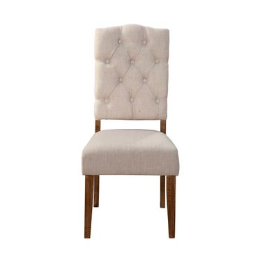 Newberry Side Chairs Set of 2 In Medium Brown
