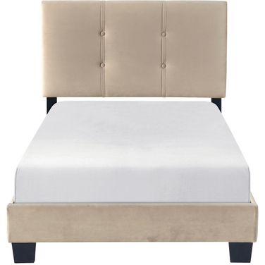 Newberry Twin Platform Bed In Brown