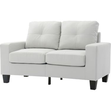 Newbury Modular Loveseat (White)