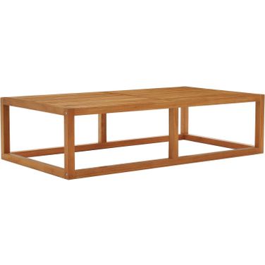 Newbury Natural Outdoor Patio Premium Grade A Teak Wood Coffee Table