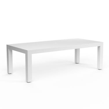 Newport 90" Dining Table in Satin White