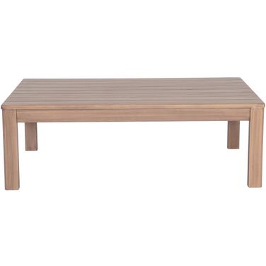Newport Acacia Wood Outdoor Patio Coffee Table In Natural
