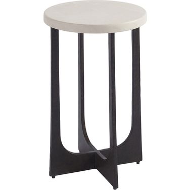 Newport Breakwater Accent Table In Sandstone
