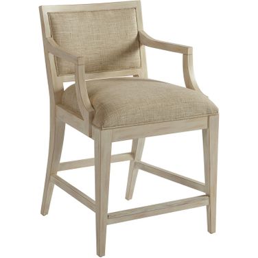 Newport Eastbluff Upholstered Counter Stool In Sailcloth