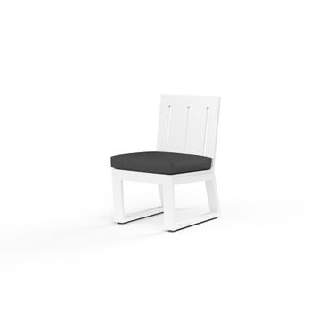 Newport Armless Dining Chair in Spectrum Carbon