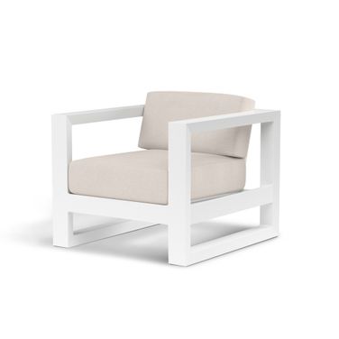 Newport Club Chair in Canvas Natural