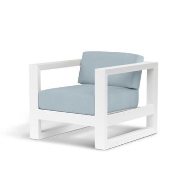 Newport Club Chair in Canvas Skyline