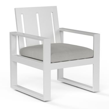 Newport Dining Chair in Cast Silver