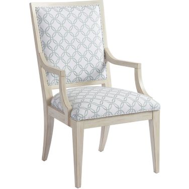 Newport Eastbluff Upholstered Arm Chair In Light Blue
