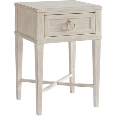 Newport Clay Night Table In Sailcloth