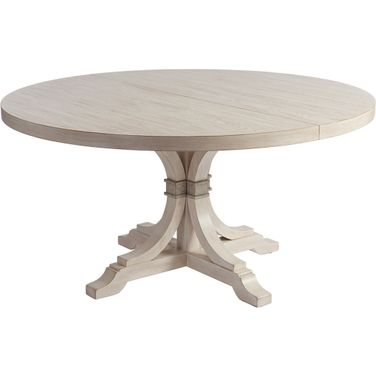 Newport Magnolia Round Dining Table In Sailcloth