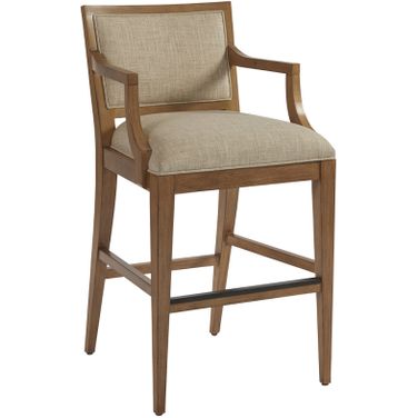 Newport Eastbluff Upholstered Bar Stool In Sandstone