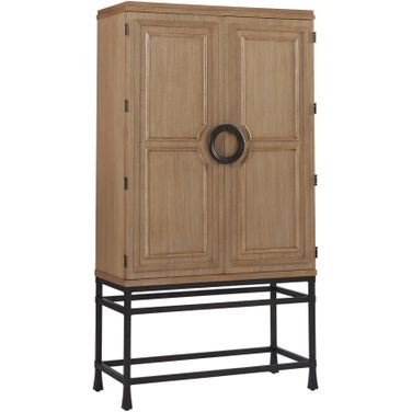 Newport Jade Bar/Chest On Stand In Sandstone