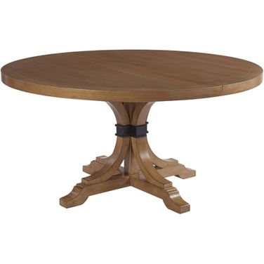 Newport Magnolia Round Dining Table In Sandstone