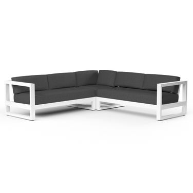 Newport Sectional in Spectrum Carbon