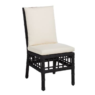 Newport Woven Side Chair In Linen Dove