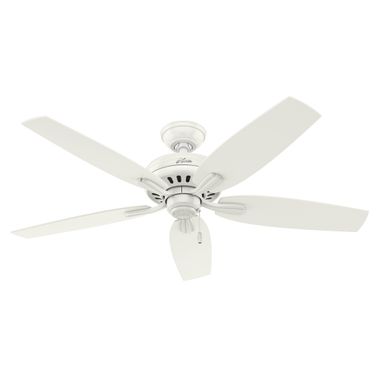 Newsome 52 Inch Ceiling Fan and Pull Chain In Fresh White