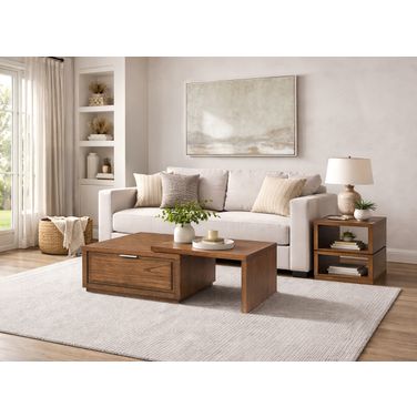Newton Occasional Table Set In Cinnamon