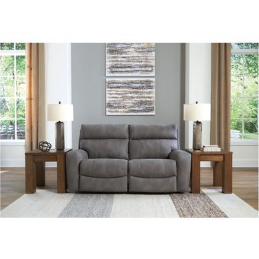 Next-Gen DuraPella 2-Piece Power Reclining Sectional Loveseat In Slate