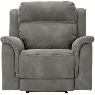 Next-Gen Durapella Power Recliner With Adjustable Headrest In Slate
