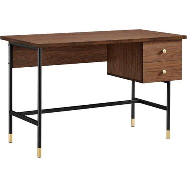 Nexus Office Desk In Black Walnut