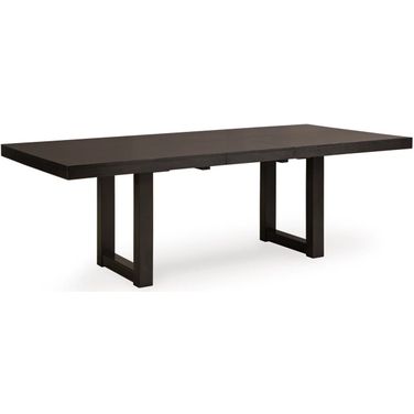 Neymorton Dining Extension Table In Grayish Brown