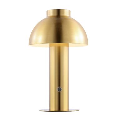 Niara 11.5 Inch Brass Iron Rechargeable Led Table Lamp
