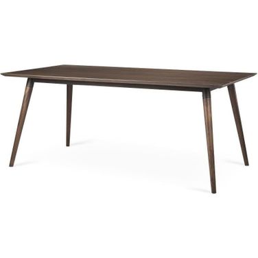 Nicholas Ii Brown Solid Wood Top Metal And Wood Leg Dining Table