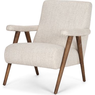 Nico Accent Chair In Medium Brown