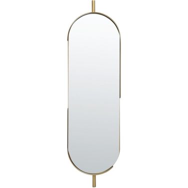 Nicoli Mirror in Brushed Brass