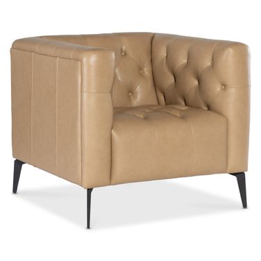 Nicolla Stationary Chair In Brown