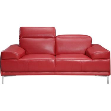 Nicolo Love Seat in Red