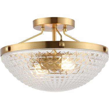 Nienna Flush Mount in Gold